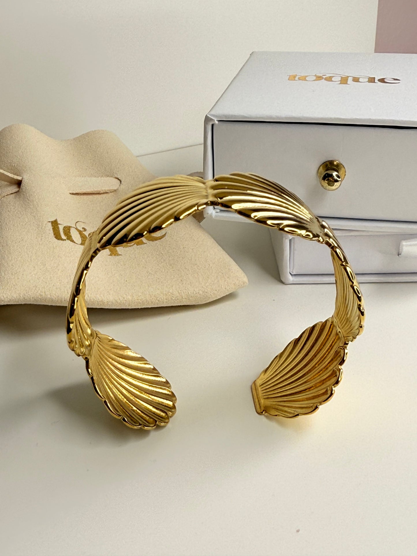 Coral Cuff Bangle