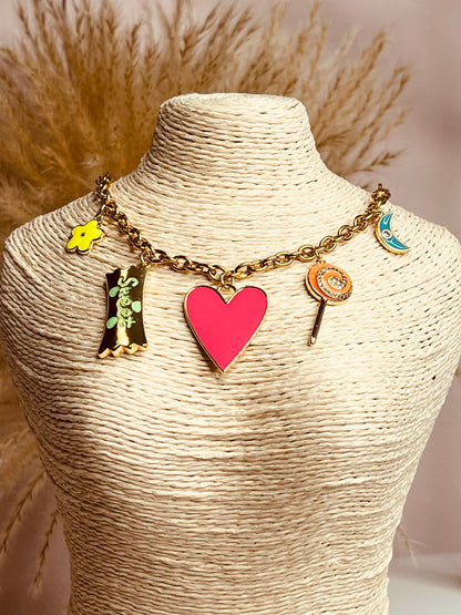 Colorful Charm Necklace