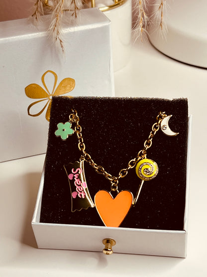 Colorful Charm Necklace