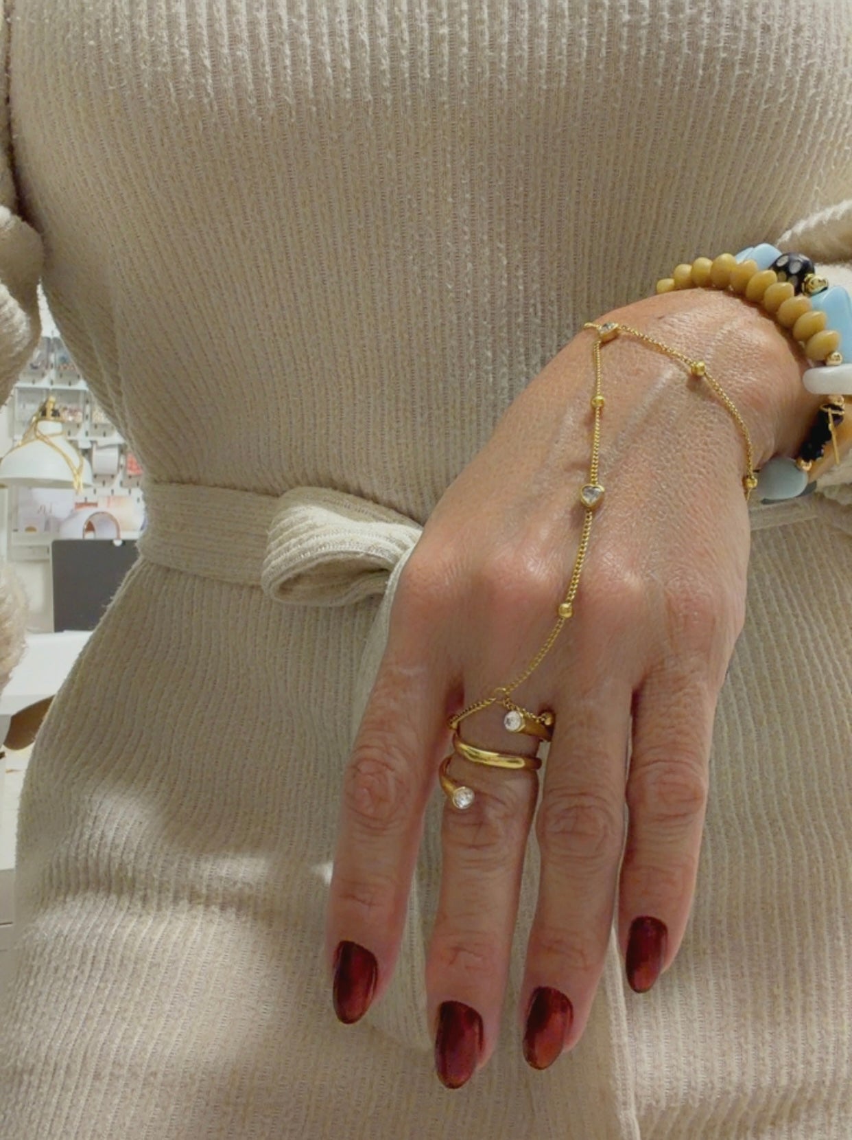 Heart Hand Chain