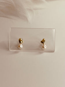 Heart Stud Earrings