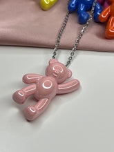 Load image into Gallery viewer, Hi Teddy Silver Necklace
