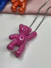 Load image into Gallery viewer, Hi Teddy Silver Necklace
