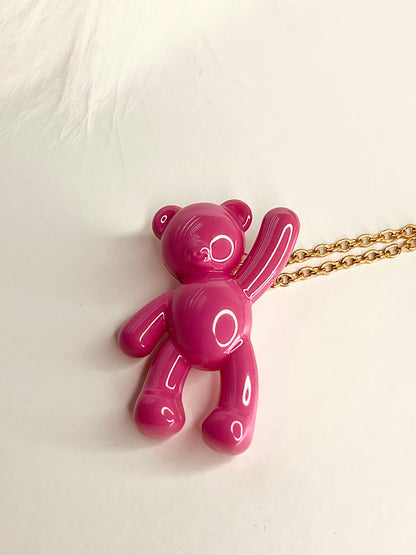 Hi Teddy Necklace