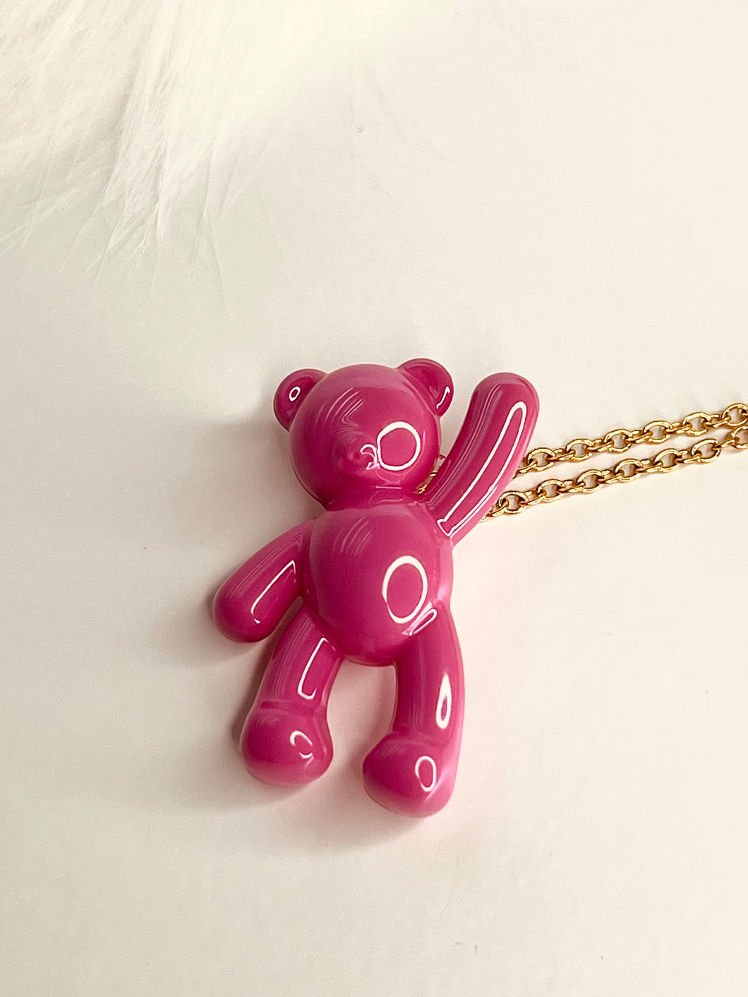 Hi Teddy Necklace